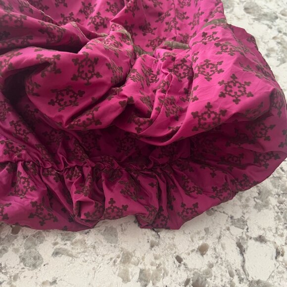 American Girl plum holiday dress sz 6 - Picture 4 of 7